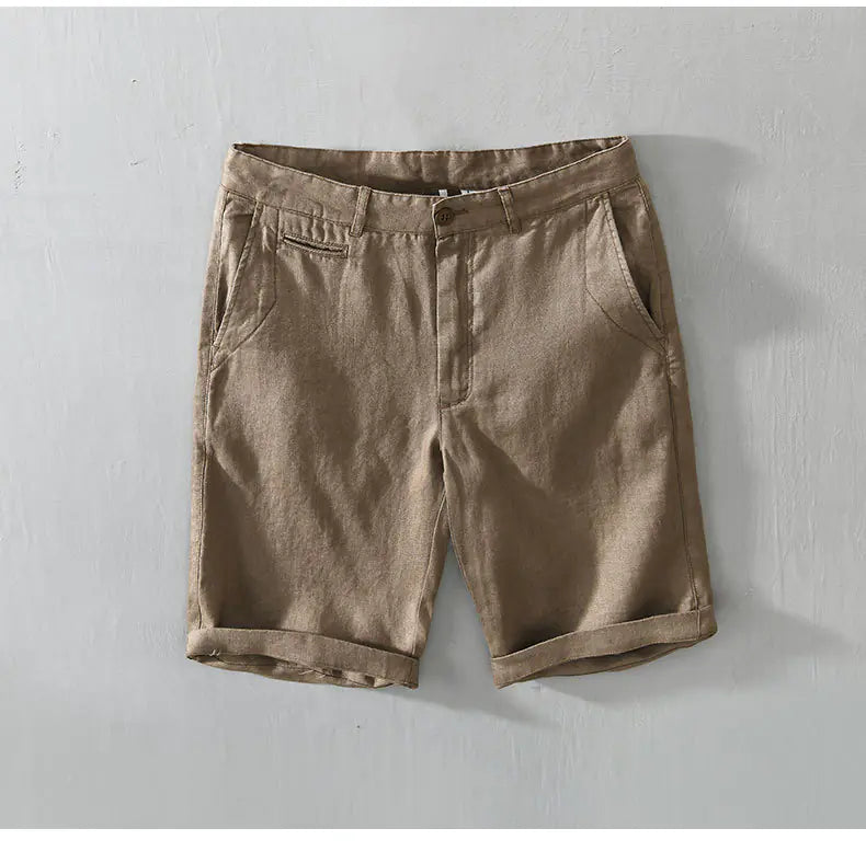Men's Loose Casual Linen Beach Shorts