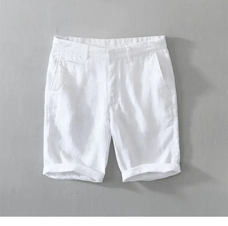 Men's Loose Casual Linen Beach Shorts
