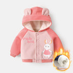 Baby Fleece Hooded Jacket for Boys and Girls Winter
