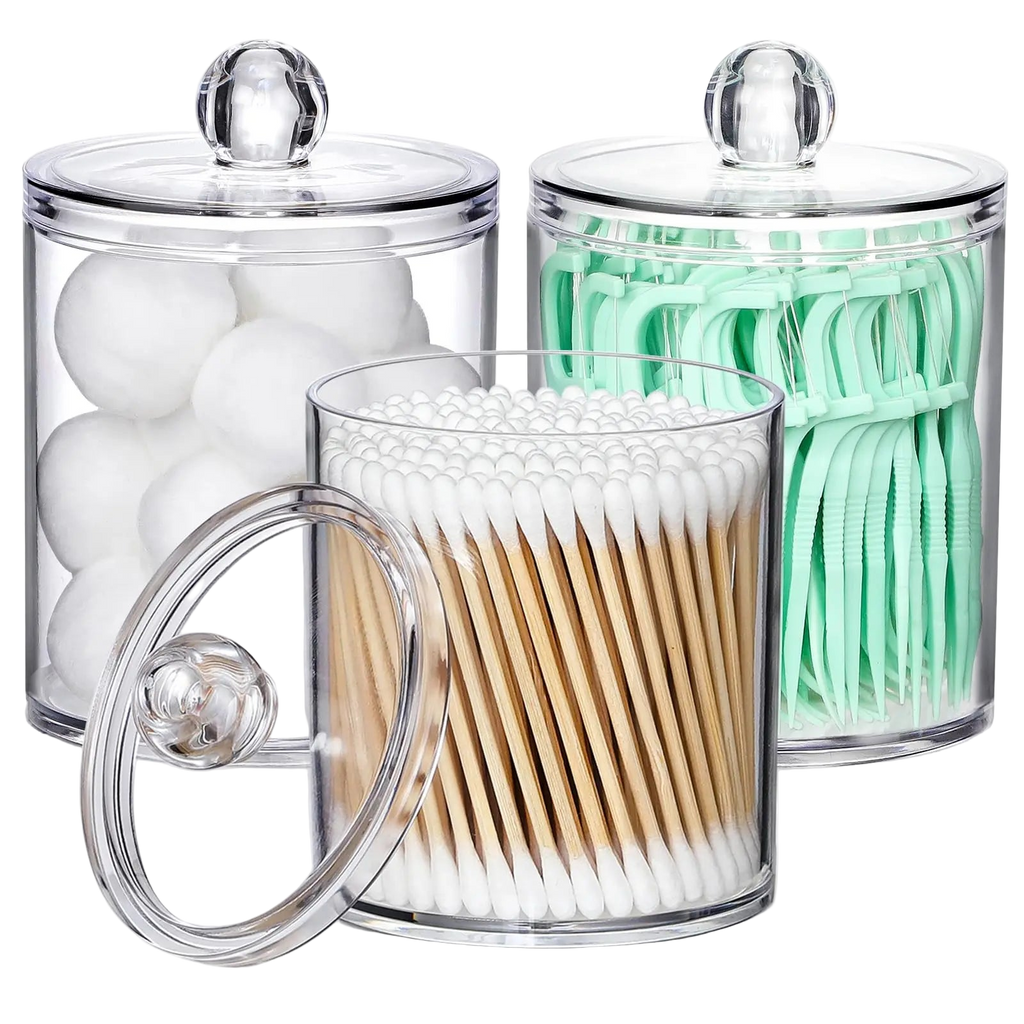 BeautyEase 4-Pack Acrylic Organizer Set