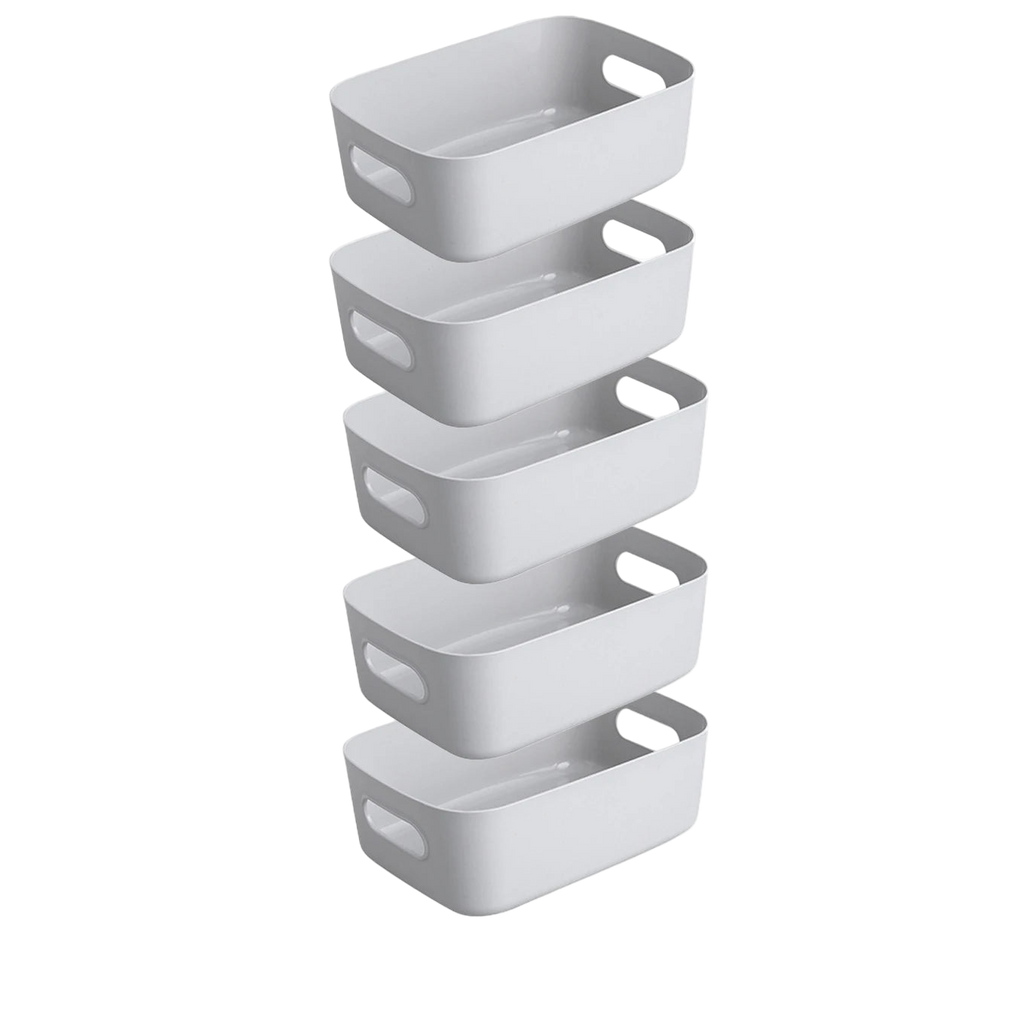 StackEase 5-Piece Storage Box Set