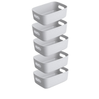 StackEase 5-Piece Storage Box Set