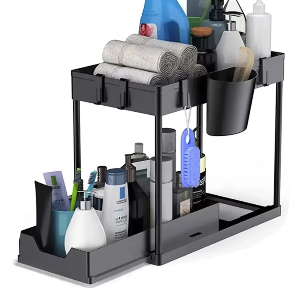 SlideEase 2-Tier Under Sink Organizer