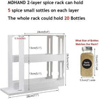 StoreEase 2-Tier Swivel Spice Rack