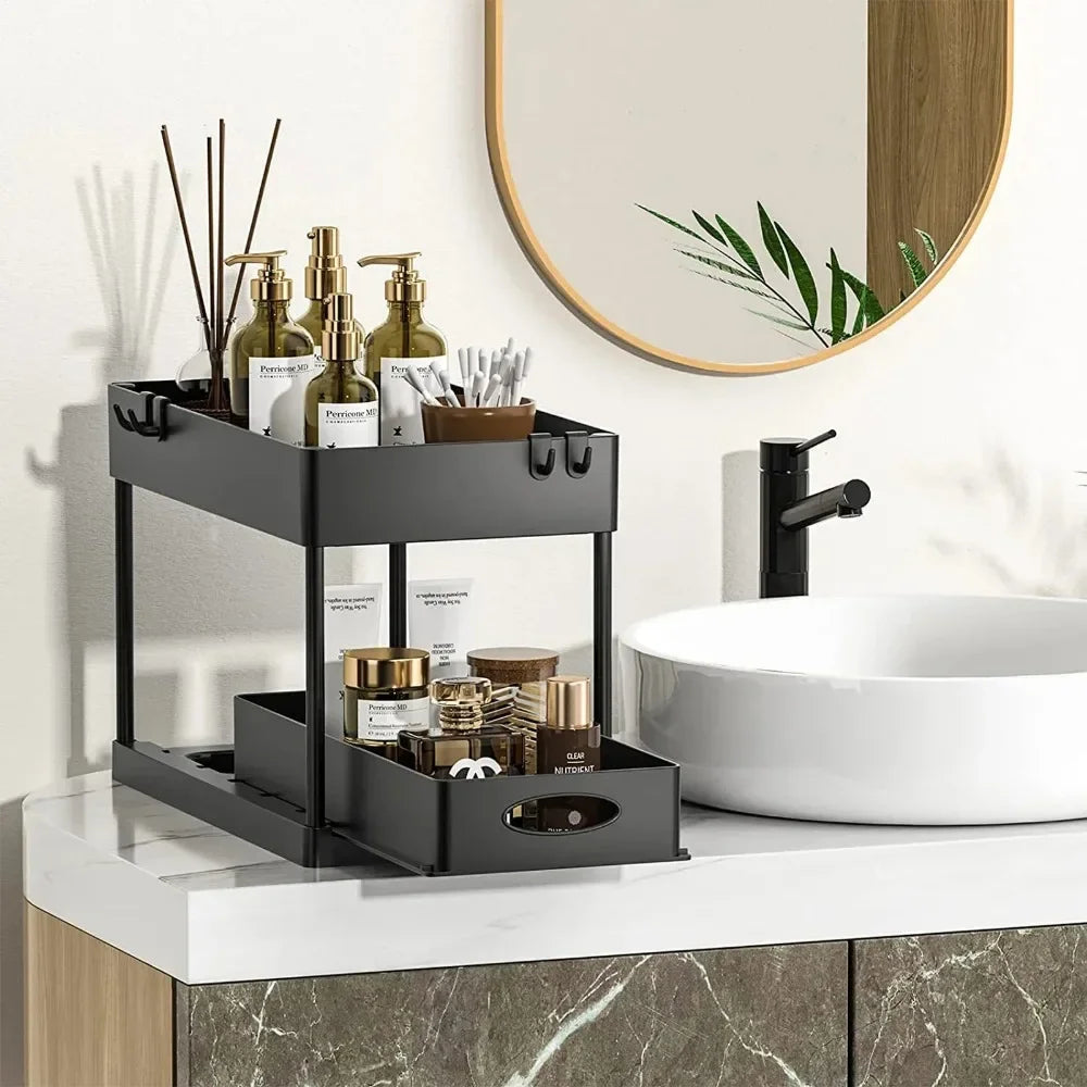 SlideEase 2-Tier Under Sink Organizer