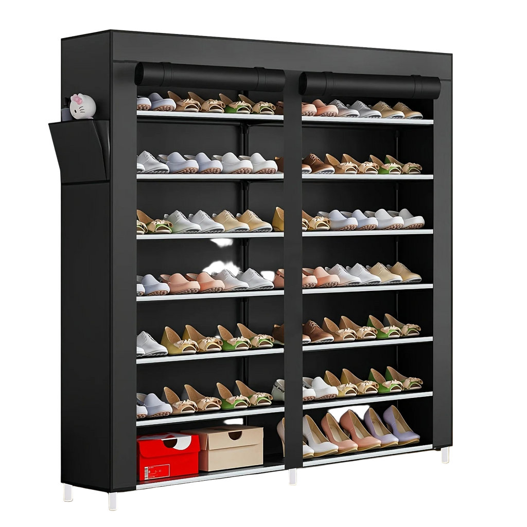 StoreEase 6-Tier Shoe Organizer with Dust Cover