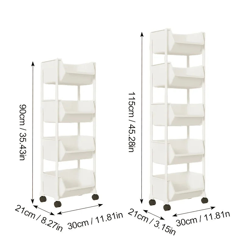 SlideEase Rolling Storage Rack