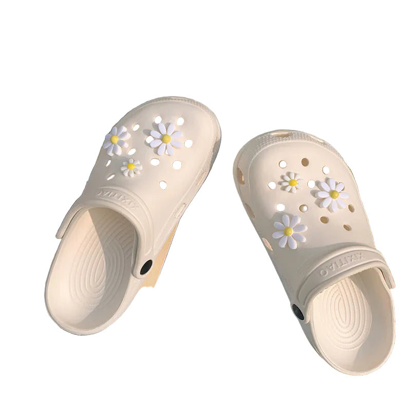 Nurse Summer Non-Slip Floral Flat Beach Slippers