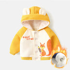 Baby Fleece Hooded Jacket for Boys and Girls Winter