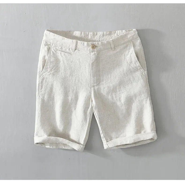 Men's Loose Casual Linen Beach Shorts